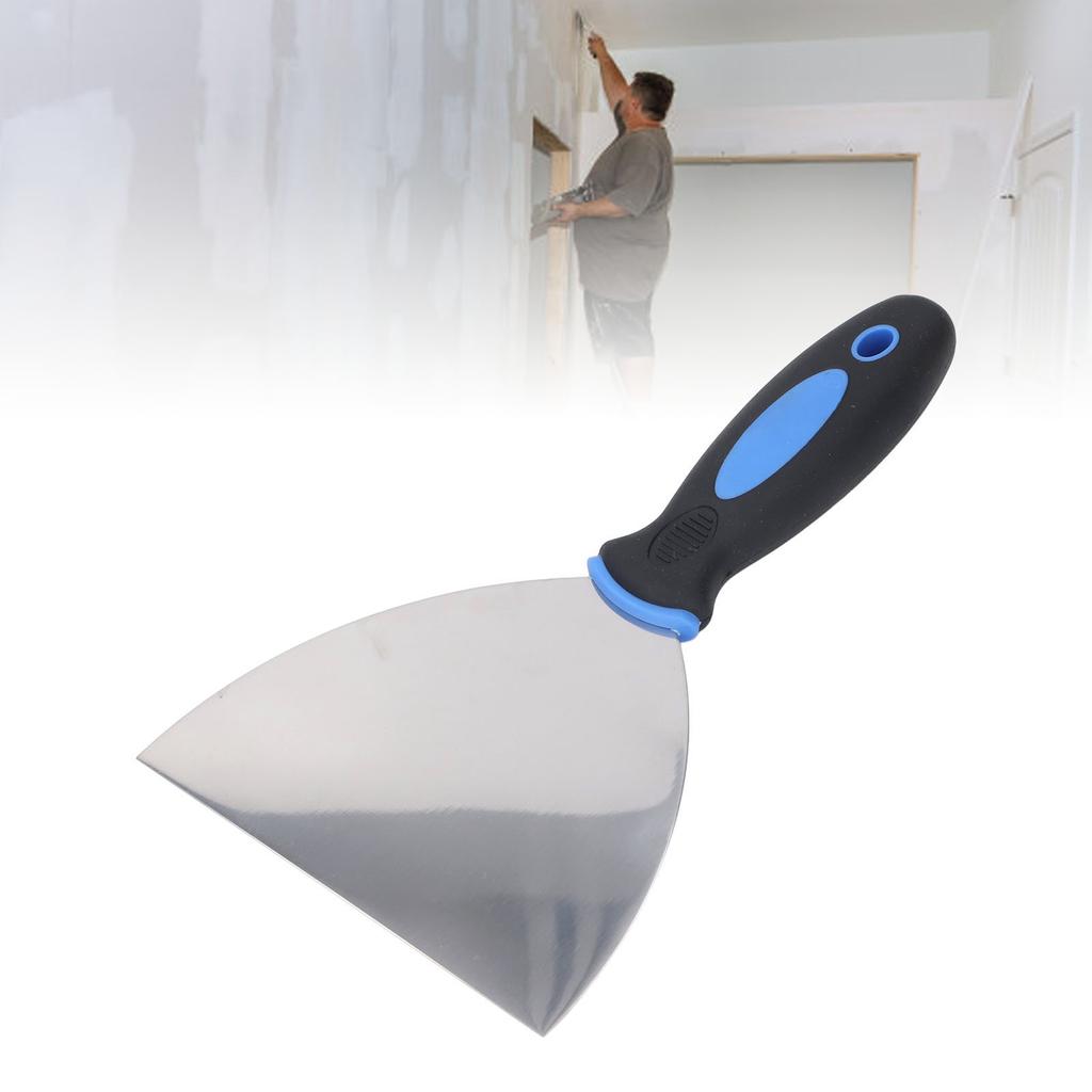 2PCS Putty Scraper Tools Stainless Steel Spatula Set for Repairing Applying Plaster Removing Wallpaper
