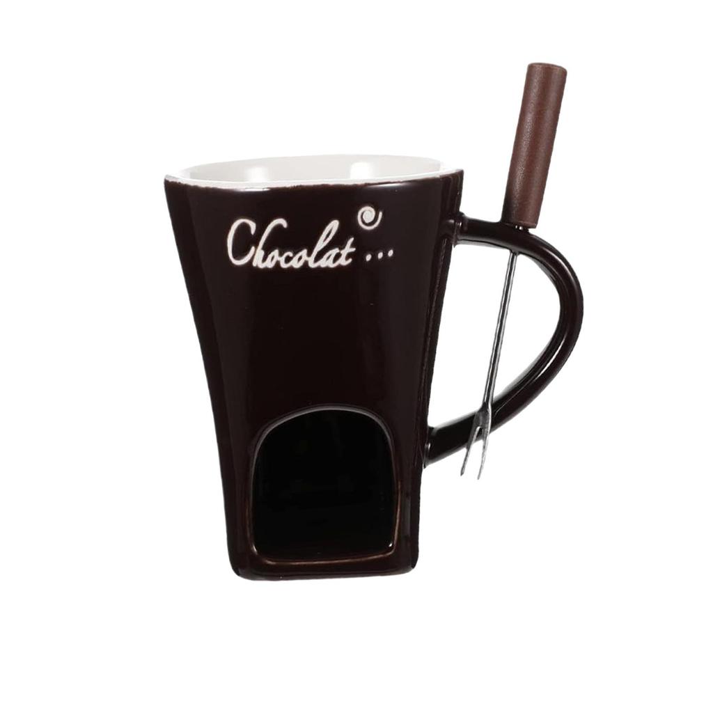 130ML Fondue Mug Chocolate Melting Cup Coffee Cup Butter Melt Pot