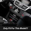 Consola Central Aire Acondicionado CD Panel de Control Decoración de Marco Para Mercedes Benz Clase E W212 2009-2011 Color Fibra de Carbono
