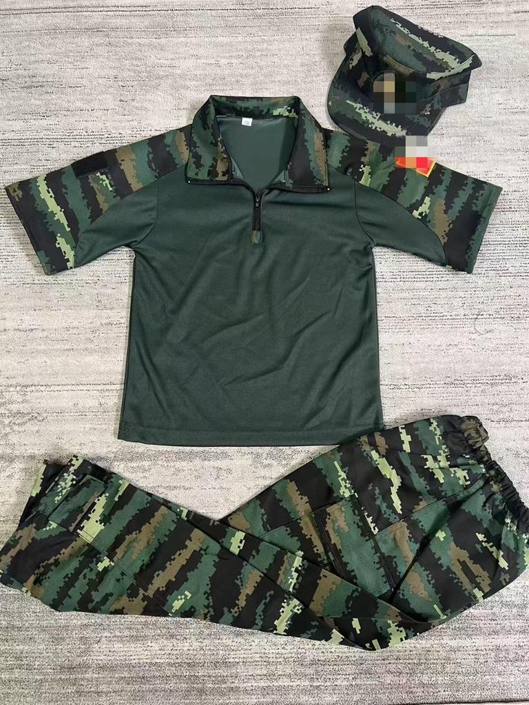 Children's Camouflage Frogsuit for Summer Camp, Outdoor Training, and Military Activities