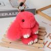 Plush Rabbit Fur Keychain: Cute Rabbit Ornament & Phone Charm