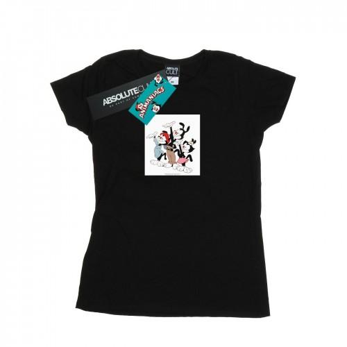 

Animaniacs Womens/Ladies Ta Da Cotton T-Shirt XXL білий