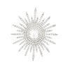 Spilla di Perle Corsage da Donna per Abito Spilla Girasole Pieno di Diamanti Fibbia per Sciarpa di Seta Spilla Fibbia Antiluce Spilla Fissa per Vestiti