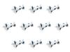 Set of 10 Small Dachshund Chopstick Rests In Blue Chopstick Rests by Setomonohonpo [4.8cm]