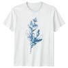 Botanical Sketch Floral Design Mens T-Shirt Womens Tee Graphic Top