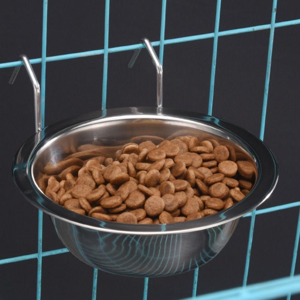 with Clamp Hanging Removable Parrot Cage Bowl Parrot Food Bowl Bird Feeding Cup Pet Drinking Feeder