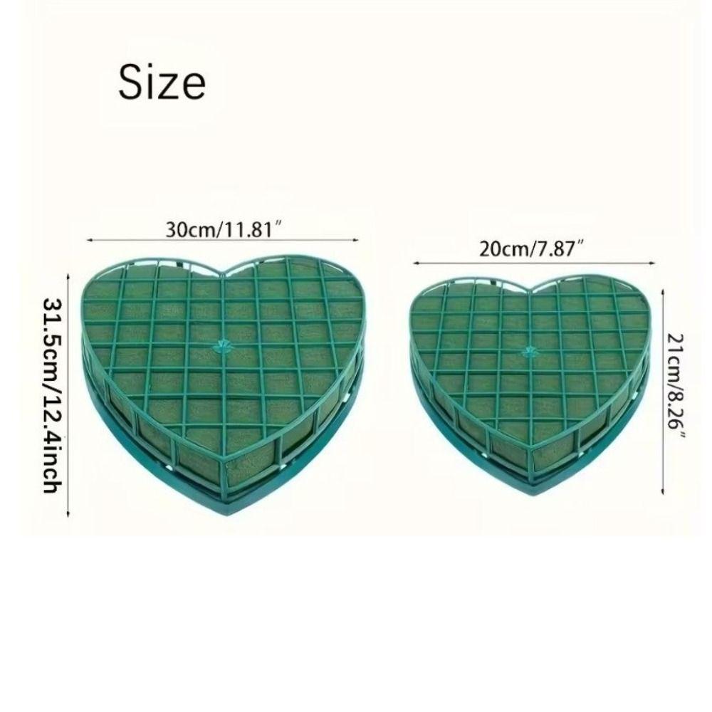 with Suction Cup Floral Arrangement Foam Heart Shaped Floral Foam Cage Tray  Party Decoration