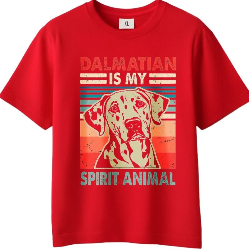Fashion summer For men tshirt Dalmatian Is My Spirit Animal Short Sleeve Printed ONeck Top tees men cotton tshirt fashion tops S