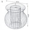 KADAX Galvanized Steel Gabion Garden Planter