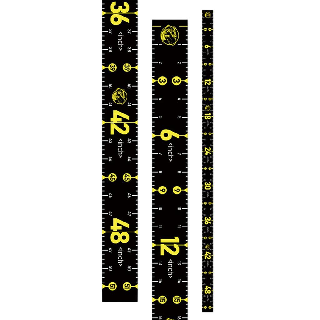 51in Fishing Tape Measure Adhesive Ruler Portable Fish Measurement Tool for Anglers Waterproof Soft Fish Measuring Tape