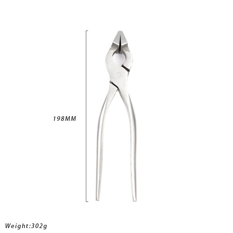 Versatile Pliers Set for DIY Leather Goods and Bags: Includes Frame, Flat-Nose, Edge-Clamping, Straight-Head, and Bent-Head Pliers