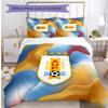 Uruguay Football Printed Bedding 3 Piece Set Cozy Breathable Bed Cover Set As Housewarming Holiday Gift