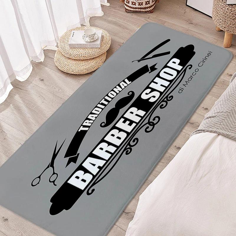 Badkamerkleed Kapsalon Slaapkamer Tapijten Woonkamer Op Maat Wasbaar Antislip Keukenmatten Flanel Zachte Deurmat Entree
