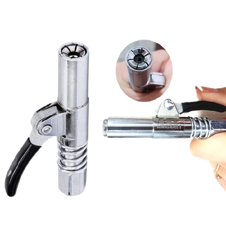 Grease Gun High-pressure Oil Injection Nozzles Does Not Leak Once Locked On Tool