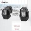 Jieruit Rubber-Coated Hex Dumbbells & Racks