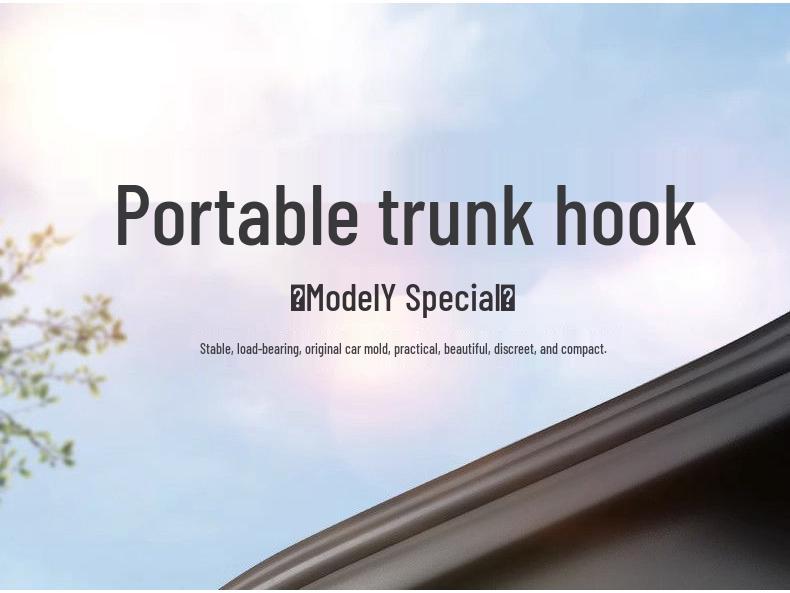 Tesla Model Y Trunk Side Hooks: Premium Interior Upgrade Accessory