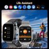 SACOSDING Smartwatch ECG+PPG Połączenie Bluetooth 2,04” HD Tętno Tlen we Krwi Ciśnienie Krwi Temperatura Ciała Sport Fitness Smartwatch