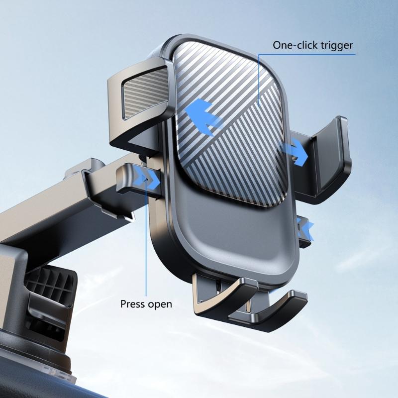 Adjustable Car Phone Holder Dashboard Windshield Phone Mount Suction Cup Stand