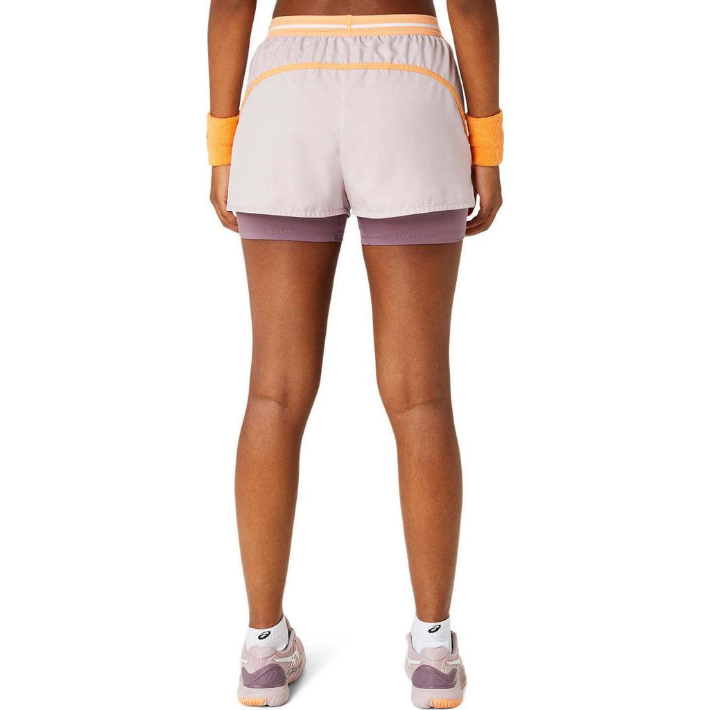 Asics Match Shorts Lightweight Comfortable Versatile Lined Casual Shorts Women Shorts Pink 2042A320-704