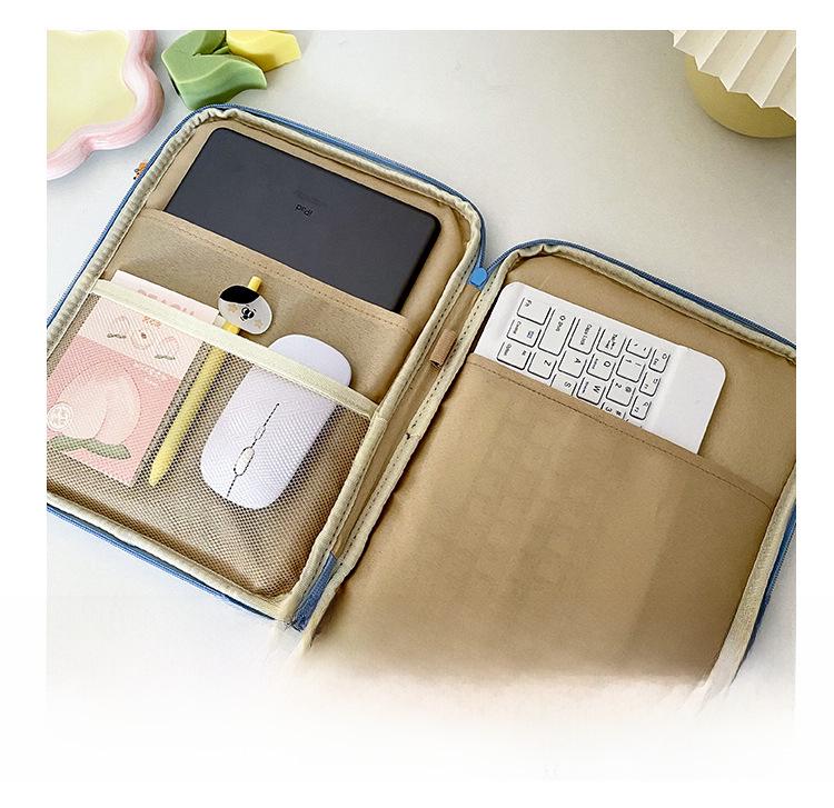 Livework Plaid iPad/Tablet Bag for MacBook 13-Inch Notebook