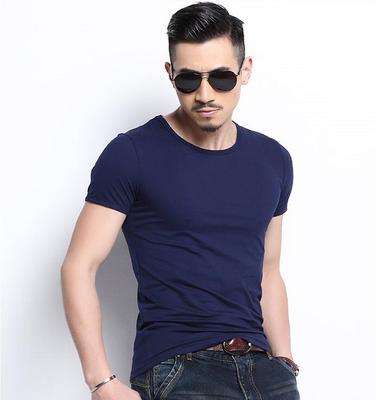 Men's Summer Fashion Slim Fitness O-neck Cotton T-shirt