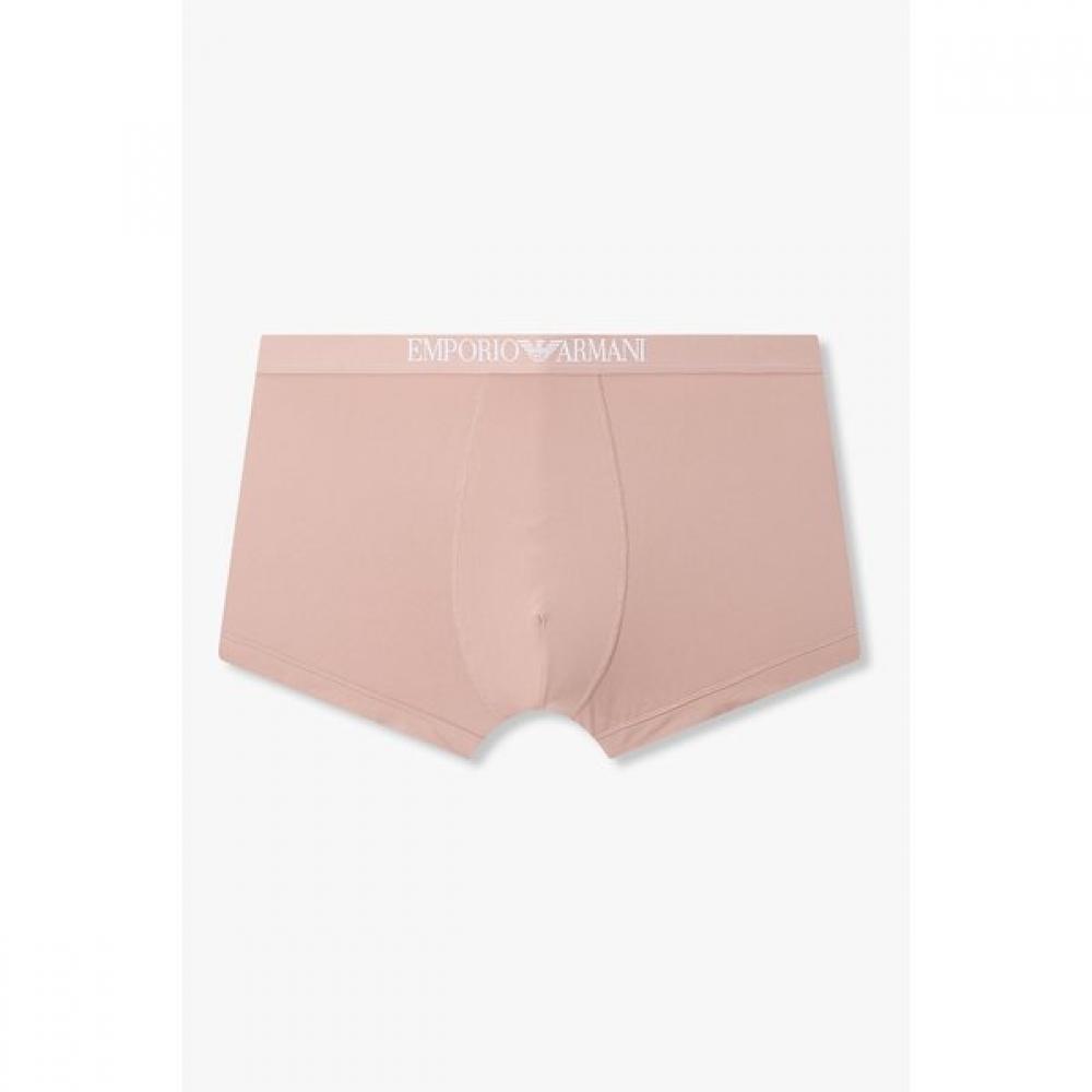 Emporio Armani Men S gloSSy Center Color Block Logo drawerS 0816112003 S(95)