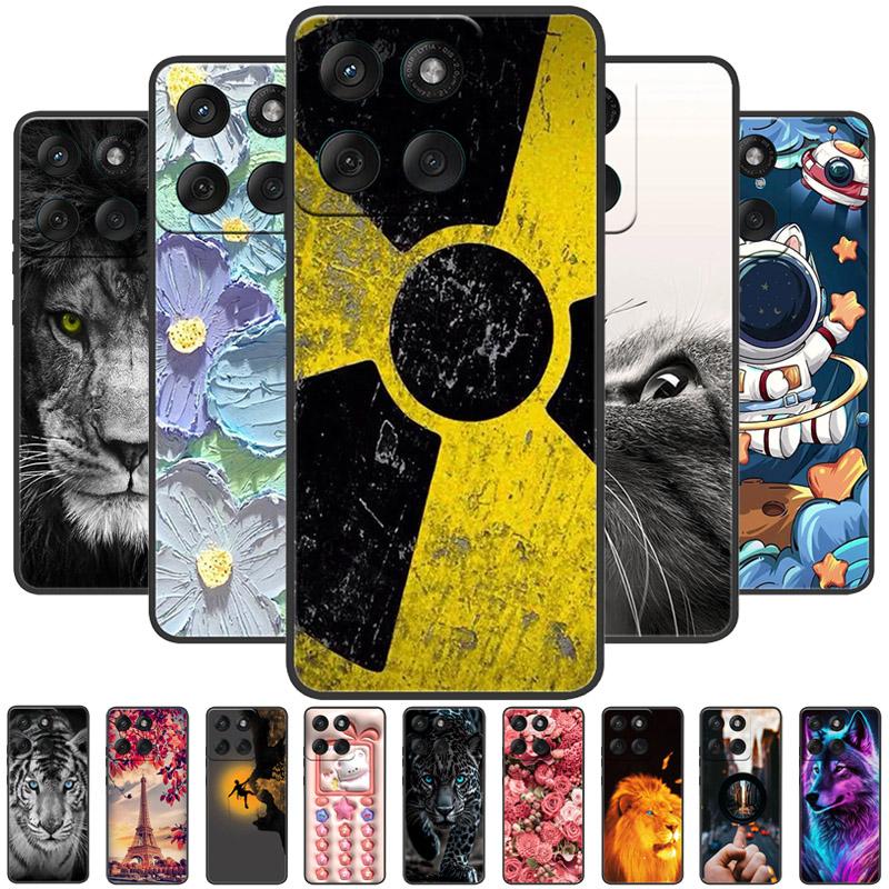 Modne Etui Dla Motorola Edge 60 Fusion 5G Odporny na Wstrząsy Zderzak Miękkie Pokrowiec na Telefon Dla Moto Edge60 Fusion Silikonowe Ochronne Etui