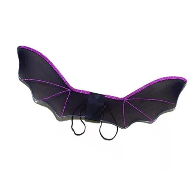 Halloween Bat Wings for Kids,Glitter Bat Wings Cosplay Bat Wing Costumes Halloween Cosplay Devil Wings for Boys Girls