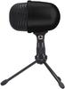Amazon Basics Mini USB Condenser Microphone for Online Meetings, Gaming, and Podcasts, Black