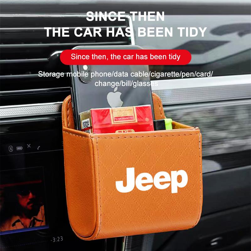 Auto Luftauslass Aufbewahrungsbox Handy Brillen Organizer Autozubehör Für Jeep Renegade Wrangler JK Grand Cherokee XJ Willys Compass Command Patriot
