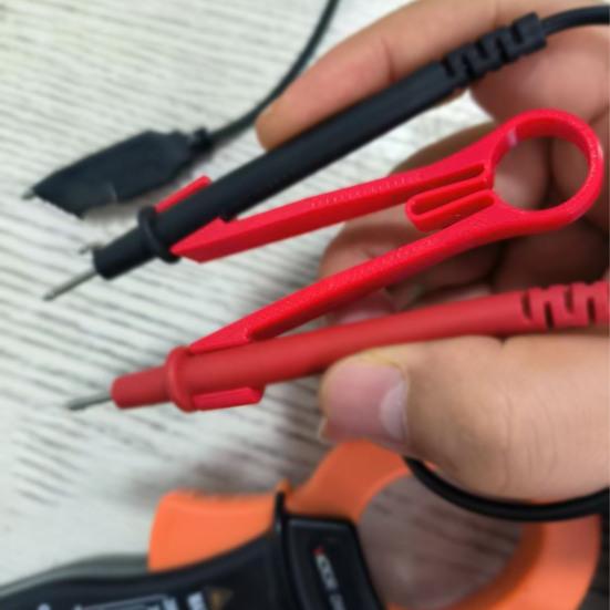 Multimeter Probe Holder Precision SMD Testing Tool Converts Standard Leads to Stable Tweezers 3D Printed Gift for Engineers Hobbyists