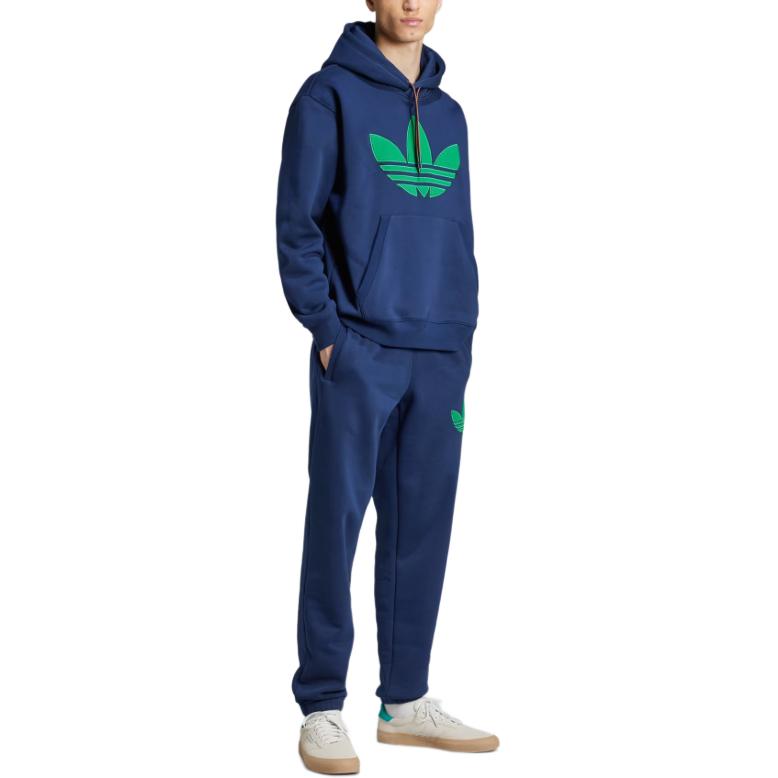 Adidas Originals 70S Fleece Hoodie Men Hoodies Night-Blue JN5968