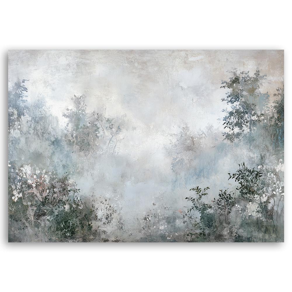 Canvas print,  Fog among plants
