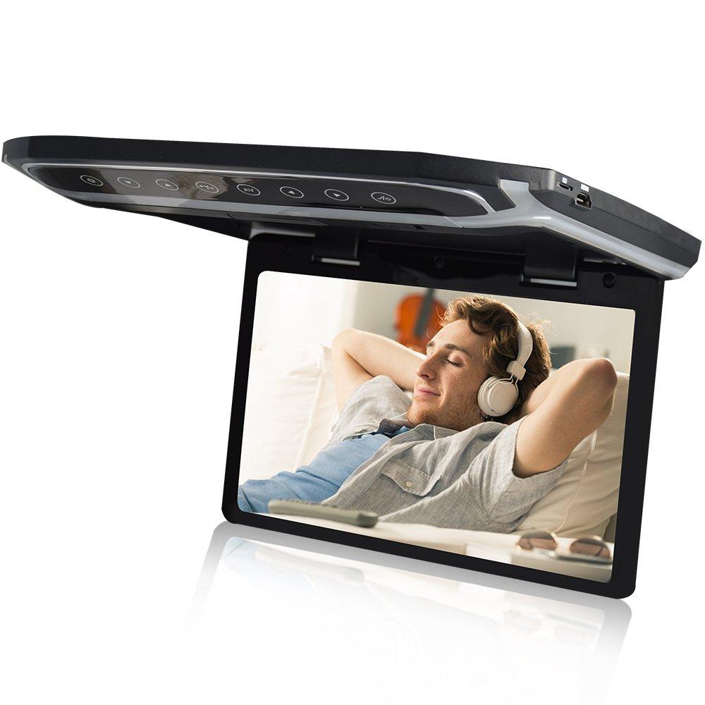 

LOSKA 12,1-дюймовый цифровой откидной монитор со светодиодной подсветкой ЖК-дисплея, совместимый с HDMI и MicroSD