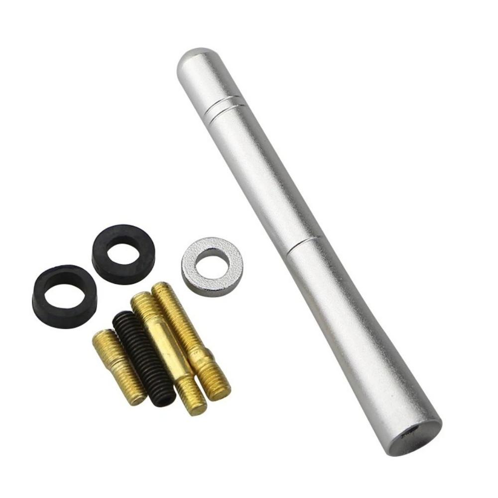 Universal Metal Car Antenna 3.5cm 8cm 12cm Replacement Auto Roof Radio Antenna Black Retrofit Decoration Exterior Accessories