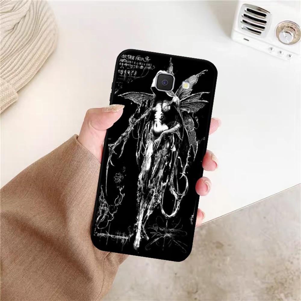 Gothic Girl Sculpture Retro Phone Case For Samsung J 7 plus 7core J7 neo J6 plus prime J6 J4 J5 Mobile Cover