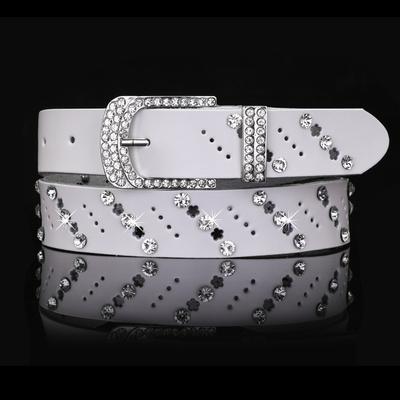 Leder Damen Gürtel Strass Mode Gürtel Damen Gürtel Stall Gürtel Gürtel Gürtel