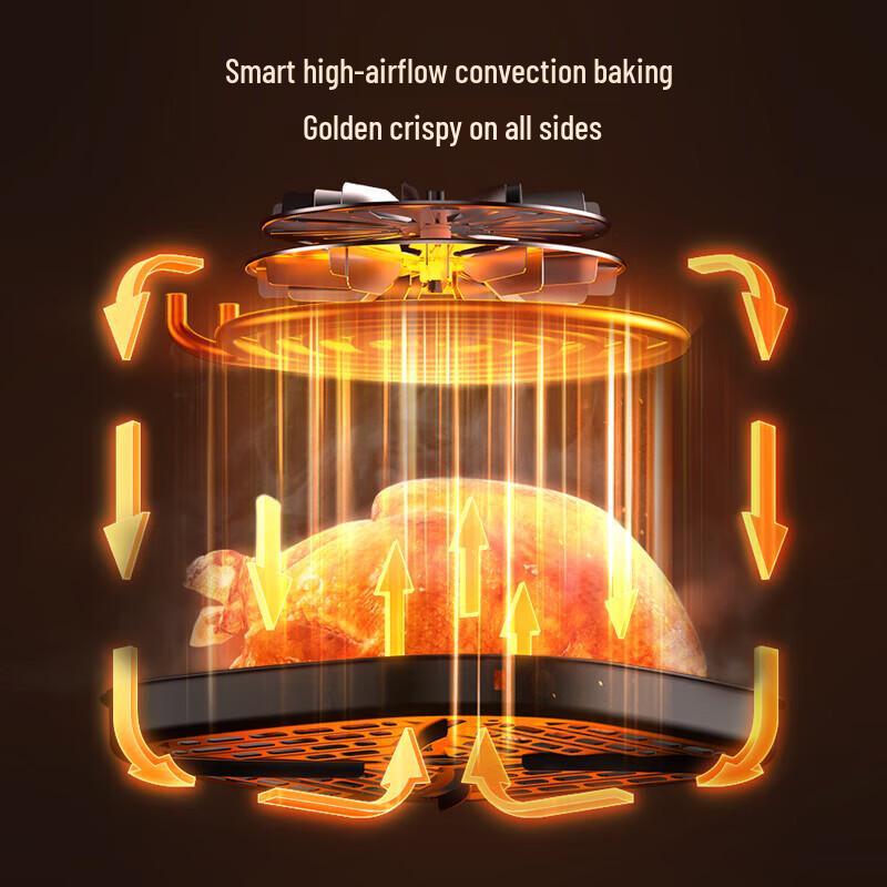 SUPOR 6L Dual Heat Touch Control Smart Air Fryer KD60D872 CN Plug (adapter Included)