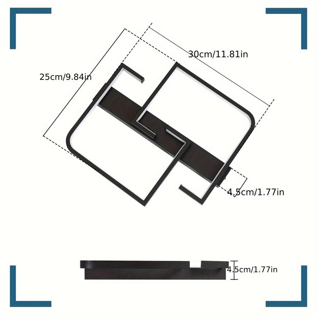 Minimalist LED Ceiling Light for Living Room, Bedroom, and Study