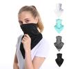 Cycling Face Outdoor Sports Women Men Headband Faceshield Mask Neck Triangle Ice Silk Cool Scarf