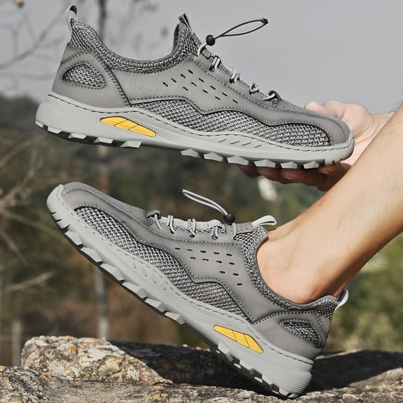 38-46 Summer Men's Large-size Breathable Outdoor Walking Casual Shoes Hiking Shoes Sneakers