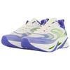 Anta Cushioning Slip Resistant Abrasion Resistant Low Top Running Shoes Men's White Purple Green 112225596-5