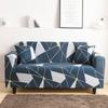 Milk Silk Sofa Cushion Printing All-inclusive Solid Color Lazy Cover Elastic Three-person Sofa Cover