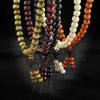 9 Styles 6mm Natural Sandalwood Buddhist Buddha Wood Prayer Beaded Knot Black Ebony Unisex Men Bracelets & Bangles for Women