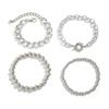 Exaggerated Punk Multi-layer Chain Stacked Jewelry Temperament Niche Geometric Ball Personalized Bracelet Bracelet