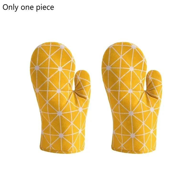 New Kitchen Gloves Insulation Leopard Pattern Pad Cooking Microwave Gloves Baking BBQ Oven Potholders Oven Mitts Potholder Pad for Kitchen