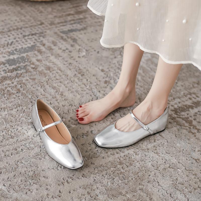 Sapatos Solados Mary Jane Sapatos Rasos Sapatos Sola Macia