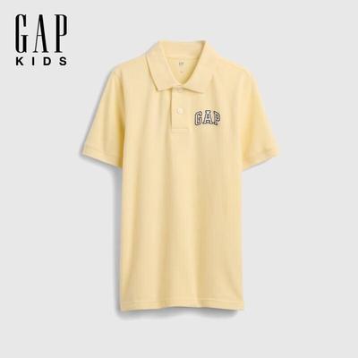 Boys' Embroidered Logo Pique Polo Shirt