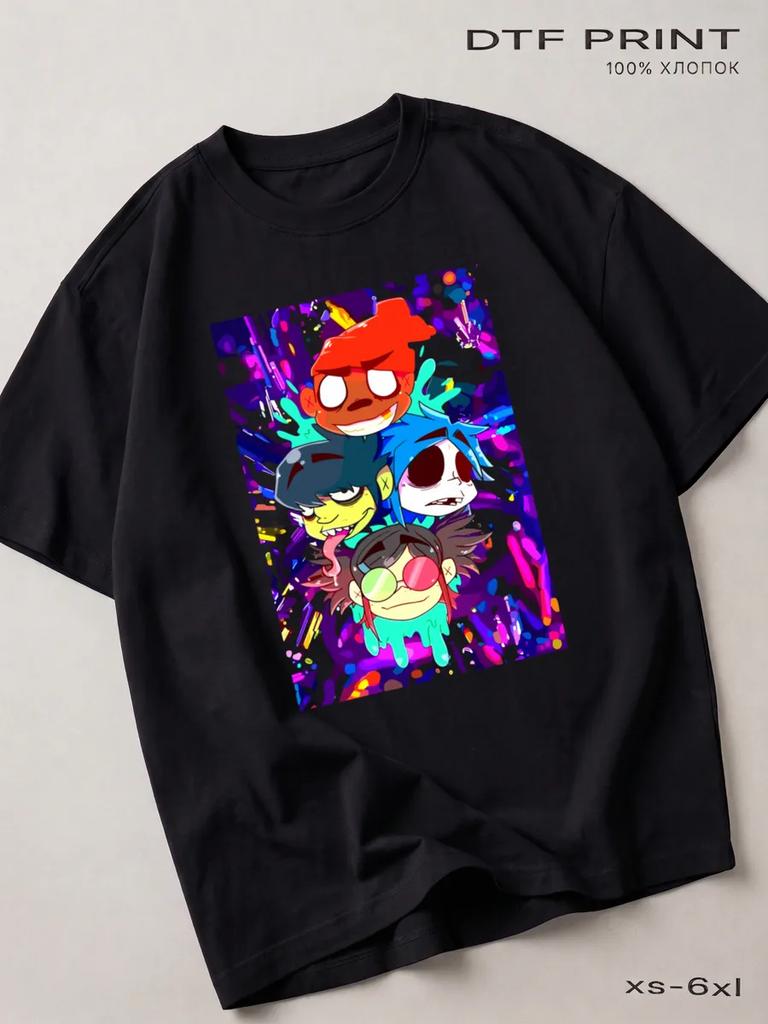 Gorillaz Back In Black T-Shirt