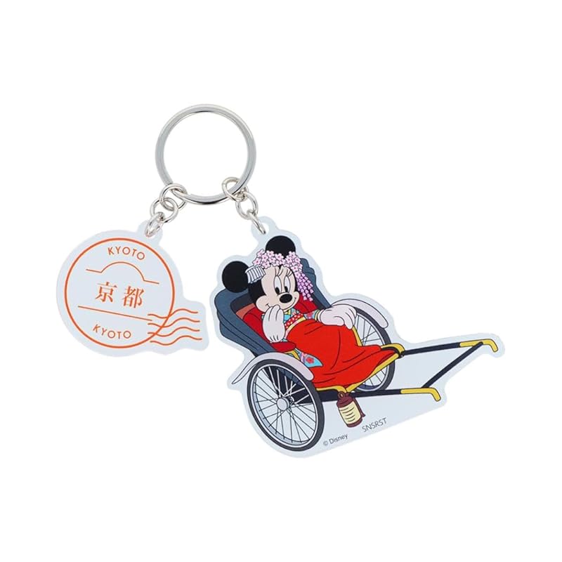 

[Sunstar Stationery] disney key ring acrylic DREAM TRAVEL minnie mouse Kyoto Prefecture S8348600